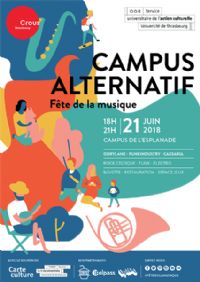 Campus alternatif. Le jeudi 21 juin 2018 à Strasbourg. Bas-Rhin.  18H00